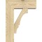 Ekena Millwork Balboa Block Rough Sawn Bracket w/ Offset Brace, Douglas Fir, 8"W x 22"D x 30"H BKT0806X22X30BOA05RDF - alternate 4